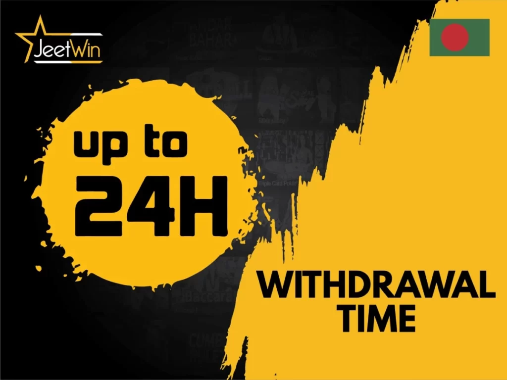 Withdrawal time at Jeetwin online casino BD